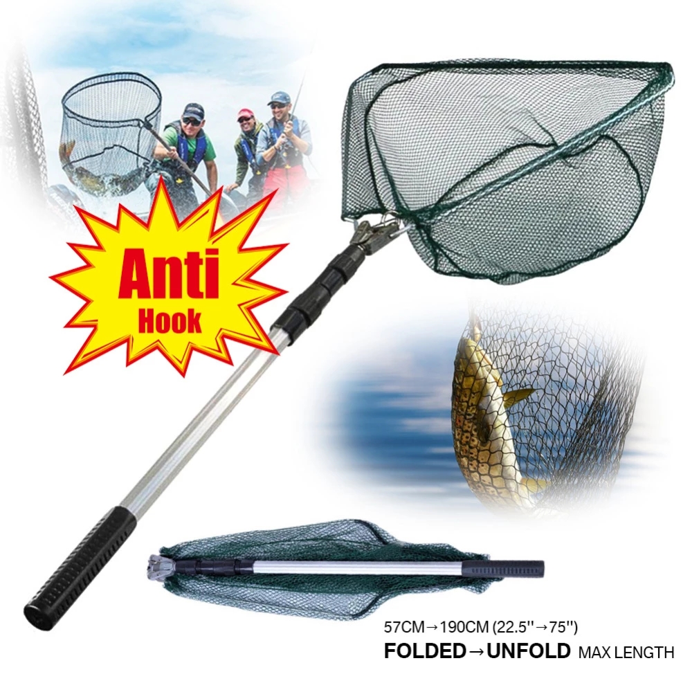 Landing Net Telescopic - 190 سنتيمتر 92 سنتيمتر 55 سنتيمتر