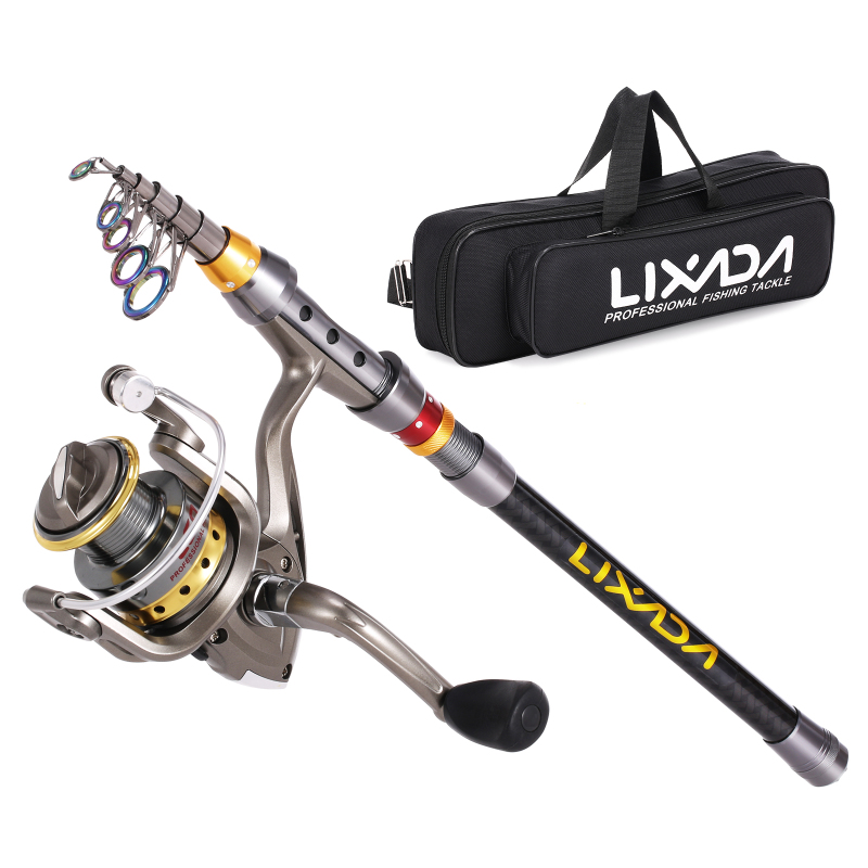 Fishing Equipment Europe - Lixada-صنارة صيد تلسكوبية وبكرة كومبو مجموعة