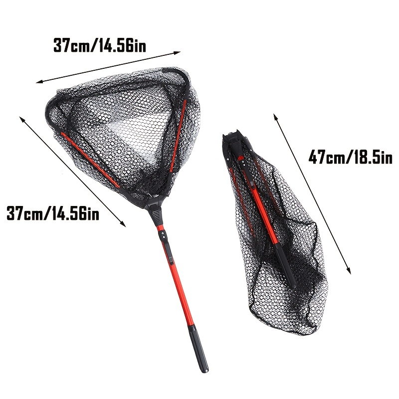 Landing Net Telescopic - شبكة صيد تلسكوبية مثلثة الشكل من