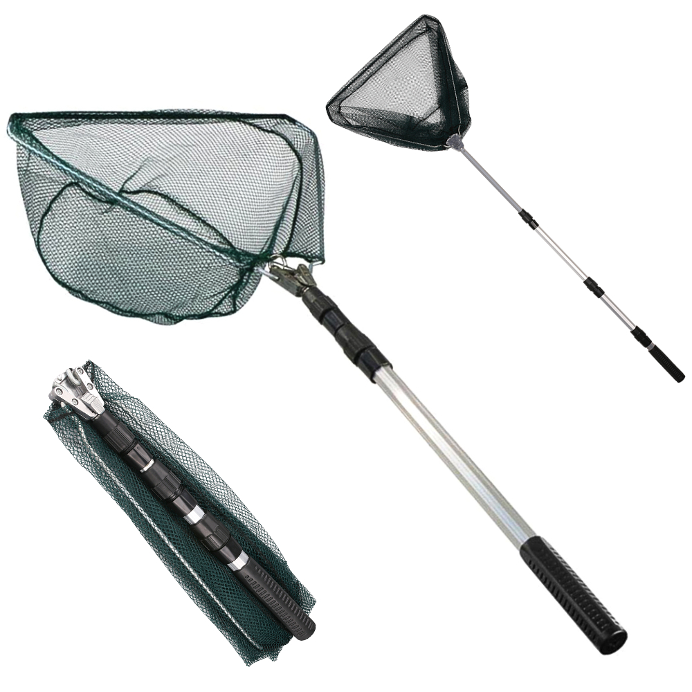 Landing Net Telescopic - شبكة صيد خفيفة الوزن للغاية وقابلة