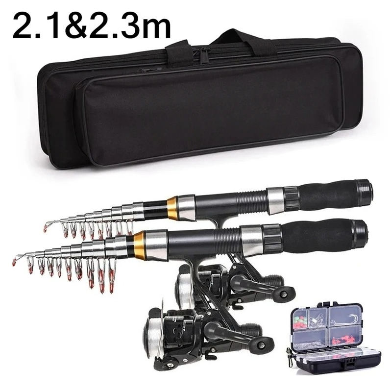 Fishing Equipment For Kids - BRAVMAK 2.1/ 2.3 mTelescopic الصيد رود