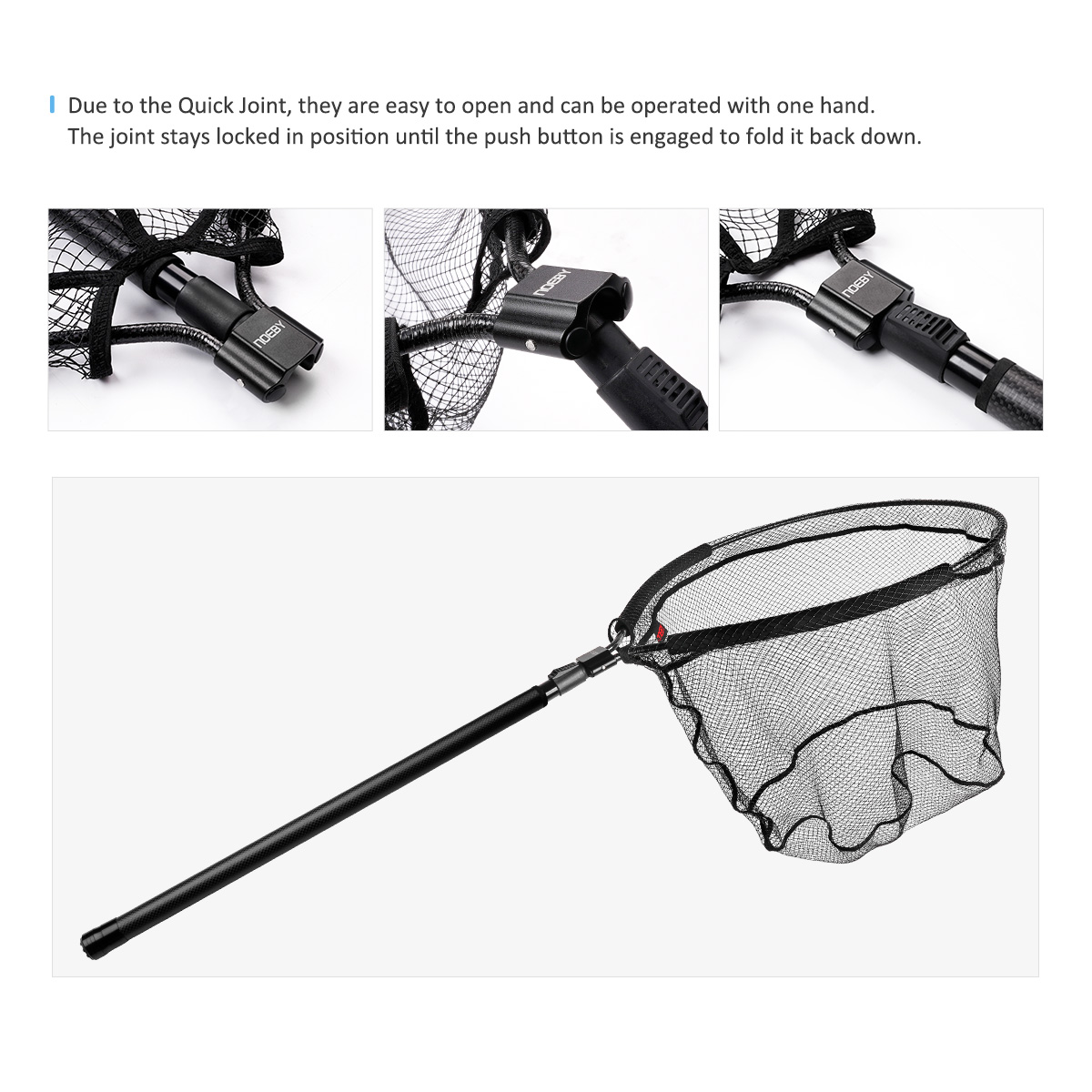 شبكة صيد تلسكوبية من نوبي بإطا - مراجعة Landing Net Telescopic وسعره