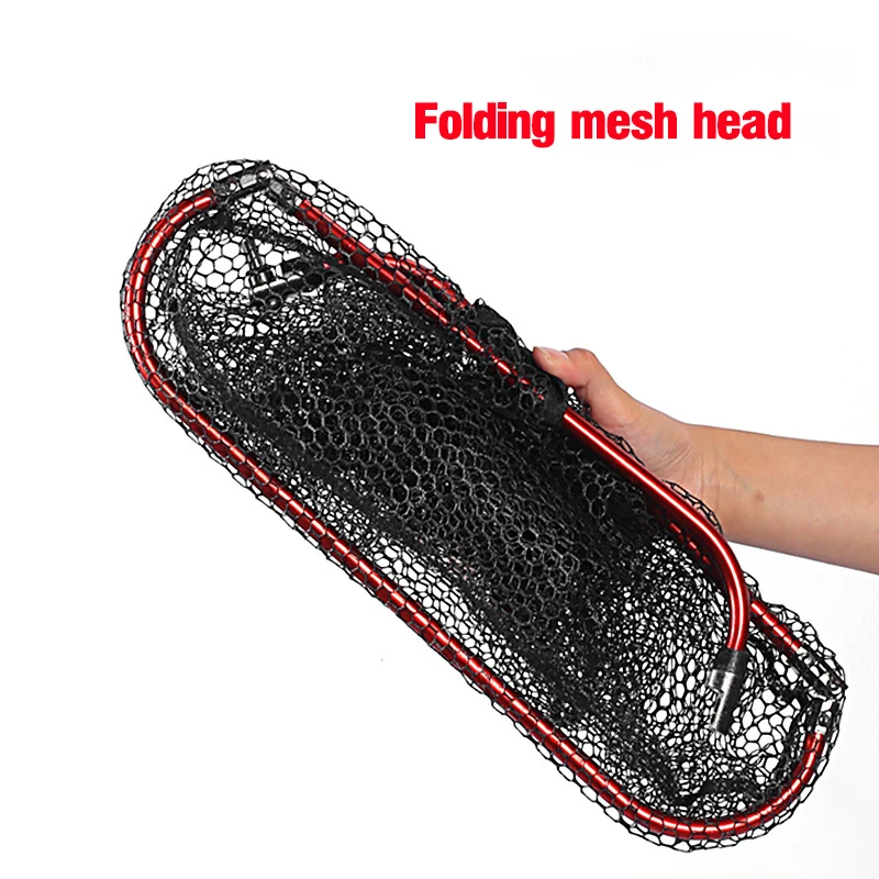 سبائك الألومنيوم المطاط المغلف - مراجعة Landing Net Telescopic وسعره