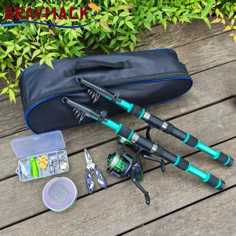 مجموعة صنارة الصيد وبكرة BRAVM - مراجعة Fishing Equipment Europe وسعره