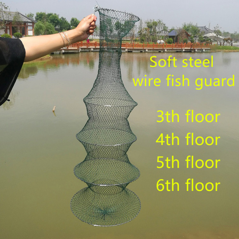 شبكة صيد السمك 3/4/5/6 طبقات ق - مراجعة Landing Net Telescopic وسعره