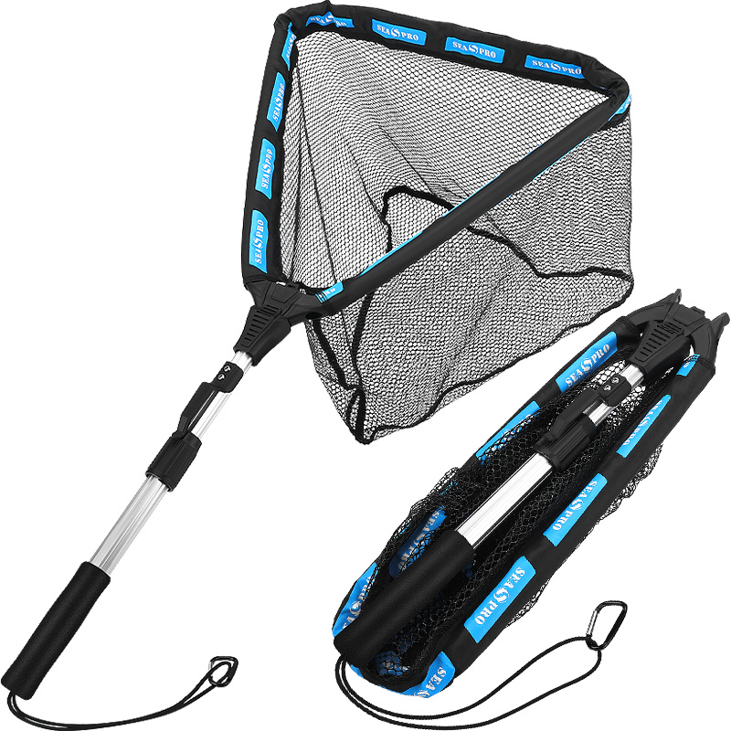 شبكة صيد قابلة للطي ومحمولة من - مراجعة Landing Net Telescopic وسعره