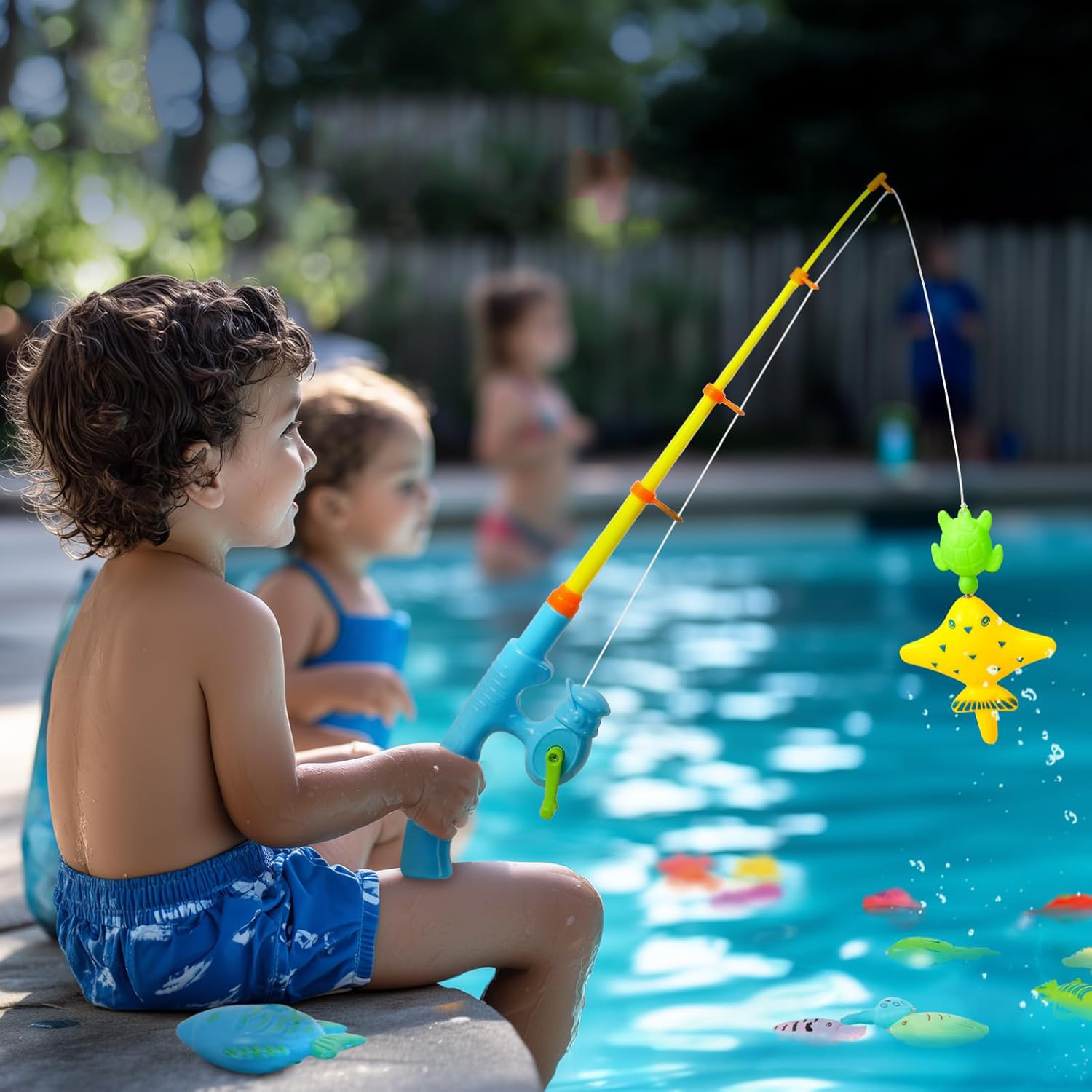 لعبة صيد السمك للأطفال في حوض  - مراجعة Fishing Equipment For Kids وسعره