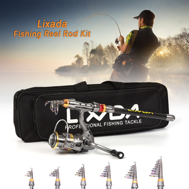 Lixada-صنارة صيد تلسكوبية وبكر - مراجعة Fishing Equipment Europe وسعره