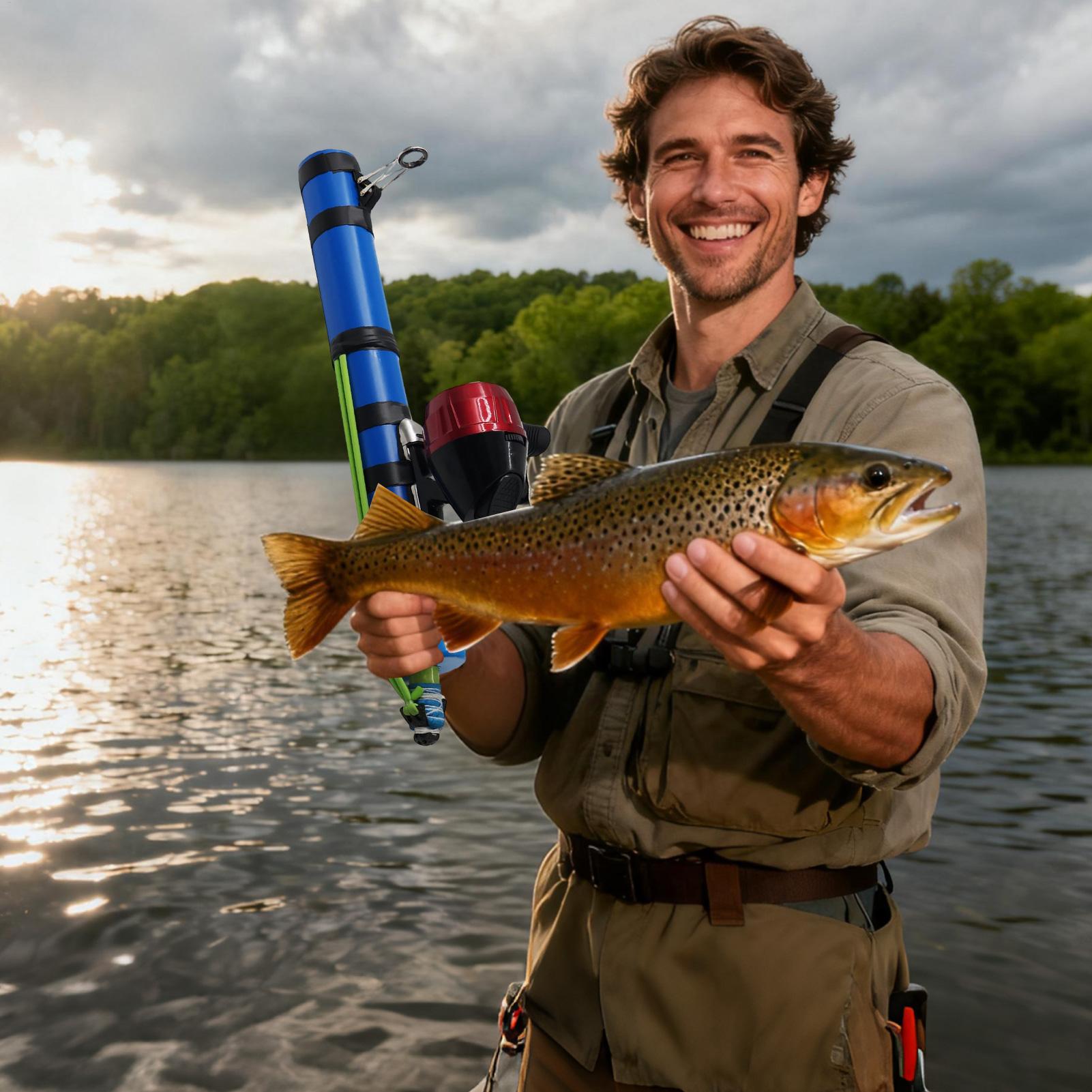 قصبة صيد خشبية مقلاع تصميم أدا - مراجعة Bass Fishing Lure وسعره