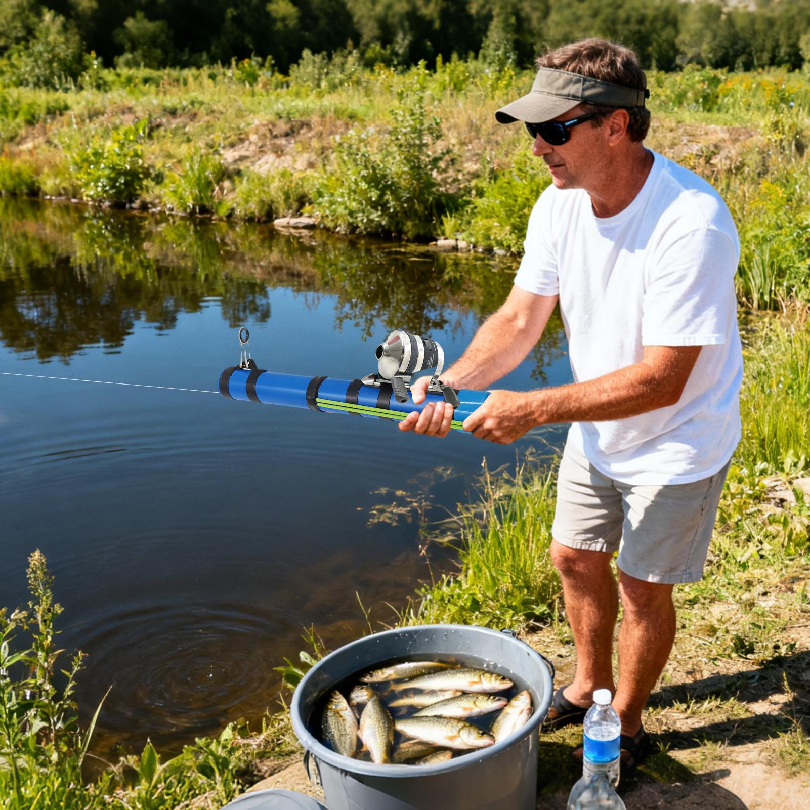 قصبة صيد خشبية مقلاع تصميم أدا - مراجعة Bass Fishing Lure وسعره