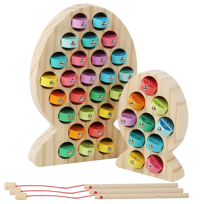 لعبة صيد خشبية للأطفال، هدايا  - مراجعة Fishing Equipment For Kids وسعره