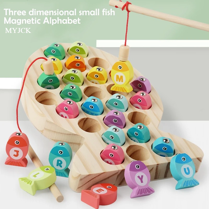 لعبة صيد خشبية للأطفال، هدايا  - مراجعة Fishing Equipment For Kids وسعره