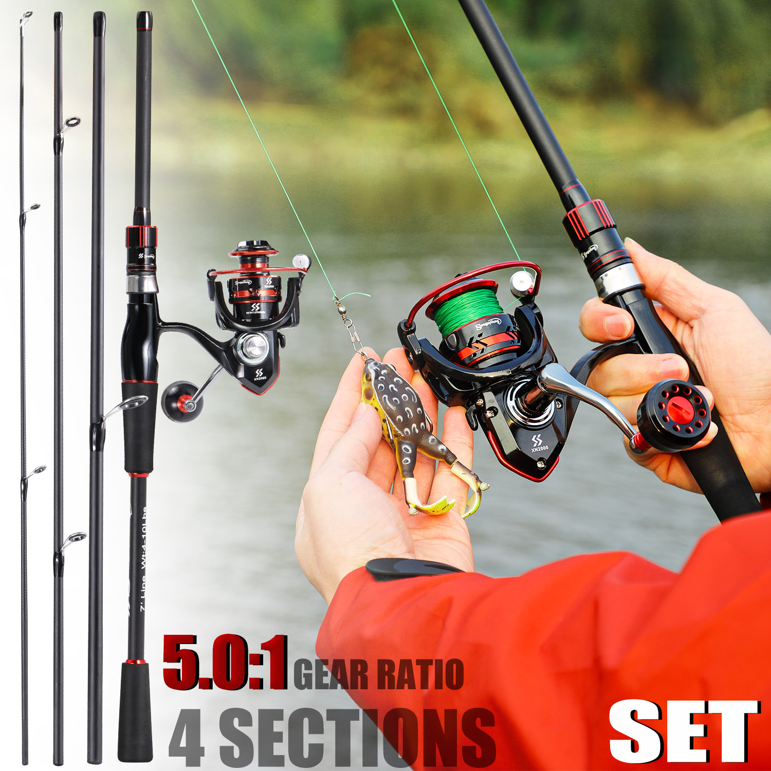 مجموعة صيد السمك الدوارة من So - مراجعة Fishing Equipment Europe وسعره