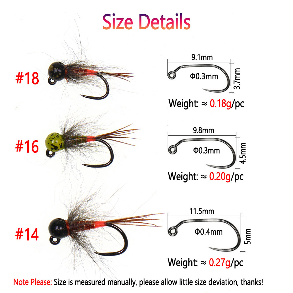 6 قطع # 14 # 16 # 18 طُعم صيد  - مراجعة Fishing Equipment Europe وسعره