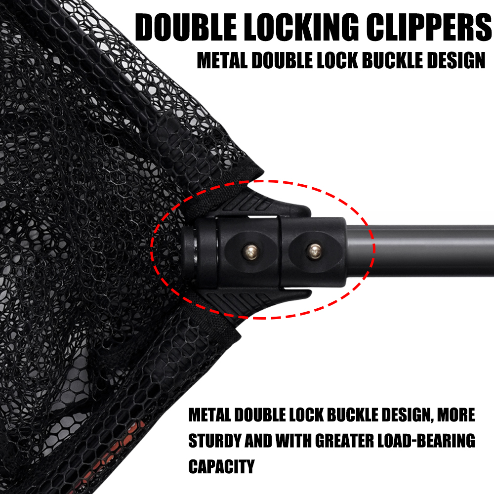 كبيرة الحجم سبائك الألومنيوم ا - مراجعة Landing Net Telescopic وسعره