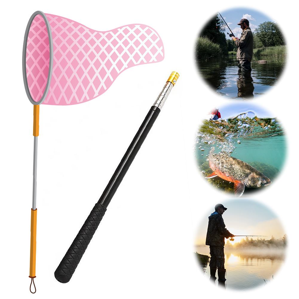 قابل للسحب تلسكوبي شبكة أرضية  - مراجعة Landing Net Telescopic وسعره
