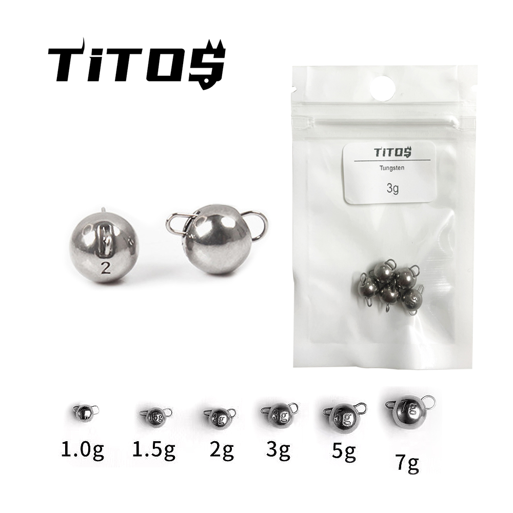 TITOS التنغستن Cheburashka غرق - مراجعة Bass Fishing Lure وسعره