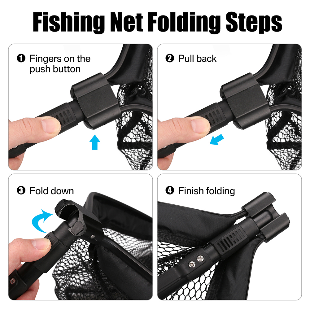 شبكة صيد عائمة لصيد السمك بالذ - مراجعة Landing Net Telescopic وسعره